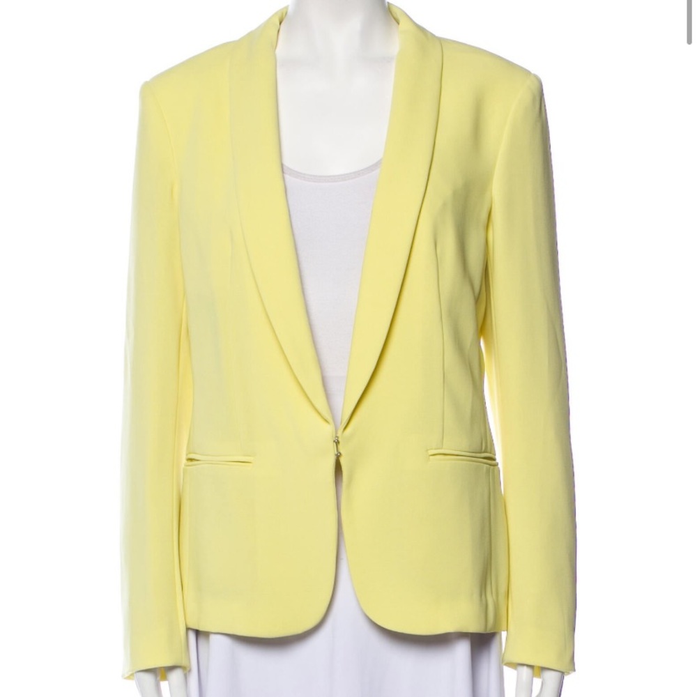 Rag & Bone shawl collar yellow chartreuse blazer. Sz 4